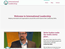 Tablet Screenshot of internationalleadership.com